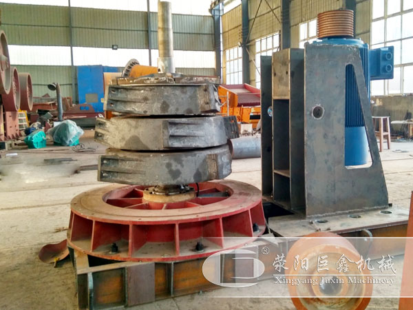 復(fù)合式制沙機(jī)轉(zhuǎn)子組裝圖 復(fù)合式制沙機(jī)轉(zhuǎn)子組裝圖